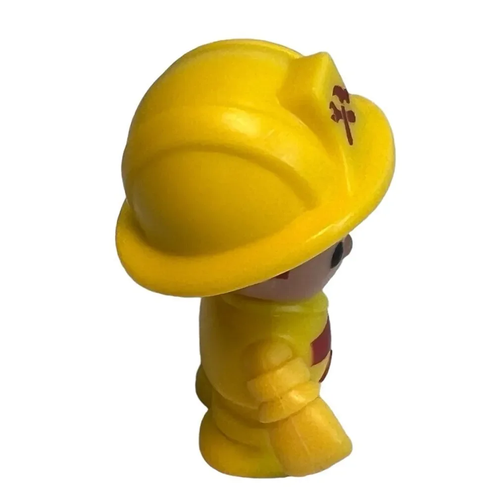 Construction Worker Engineer Little People Toy Action Figure Pretend Play